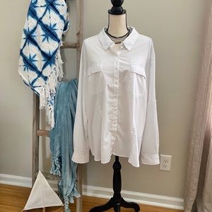 🔥 Reel Legends Saltwater Blouse White 3X